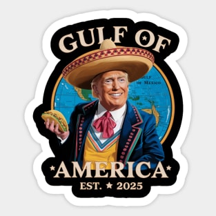 Funny-Trump-Gulf-Of-Us-America-2025-Trump-Merchandise Sticker